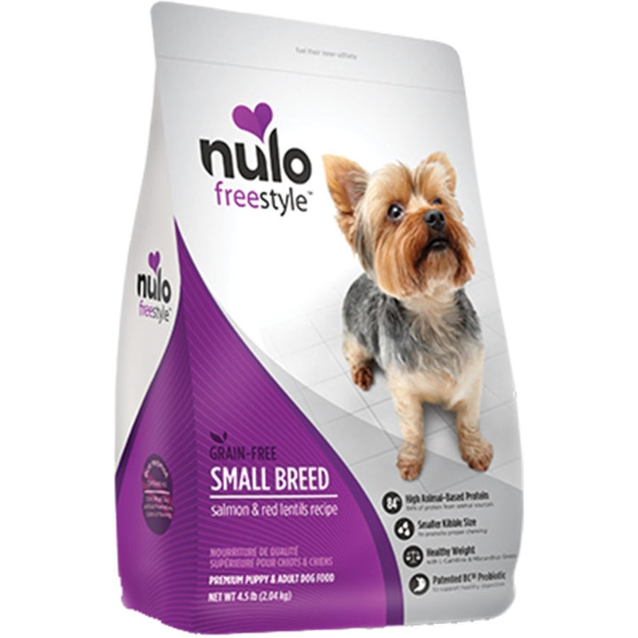 Nulo Freestyle Grain Free Small Breed Salmon & Red Lentil 4.5lb For Dogs