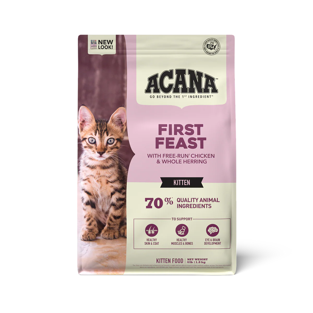 Acana Kitten First Feast 4lbs for Cats
