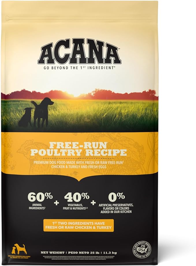 Acana Free-Run Poultry 25lbs for Dogs