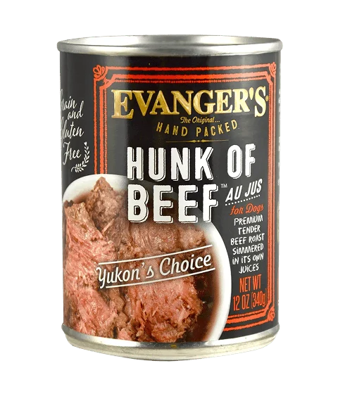 Evanger's Hunk of Beef 12oz for Dogs