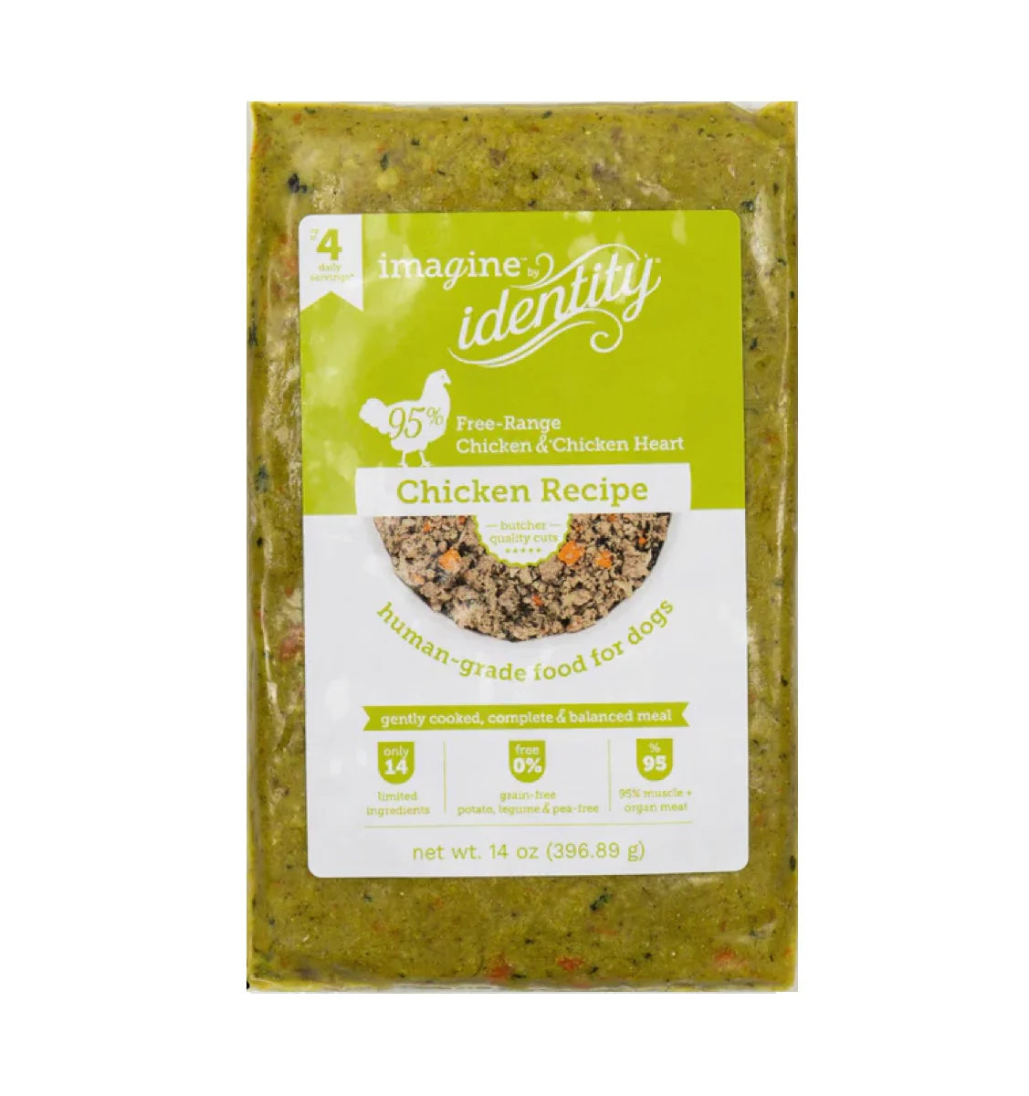 Identity Gently Cooked Chicken 14oz for Dogs
