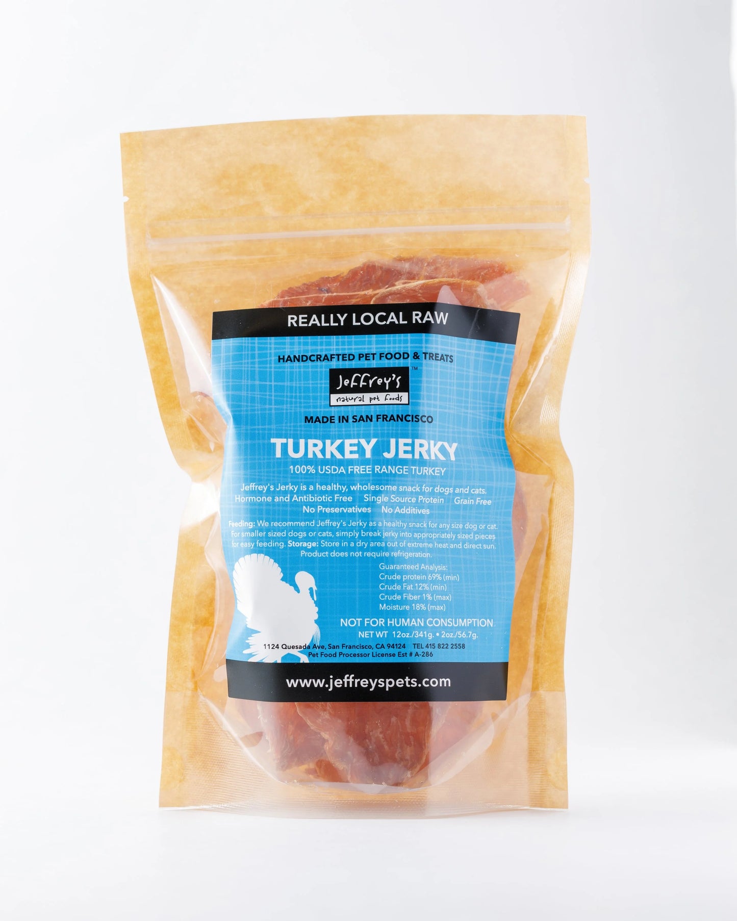 Jeffrey's Turkey Jerky 2oz