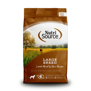 Nutri Source Lamb & Rice Large Breed 26lbs for Dogs