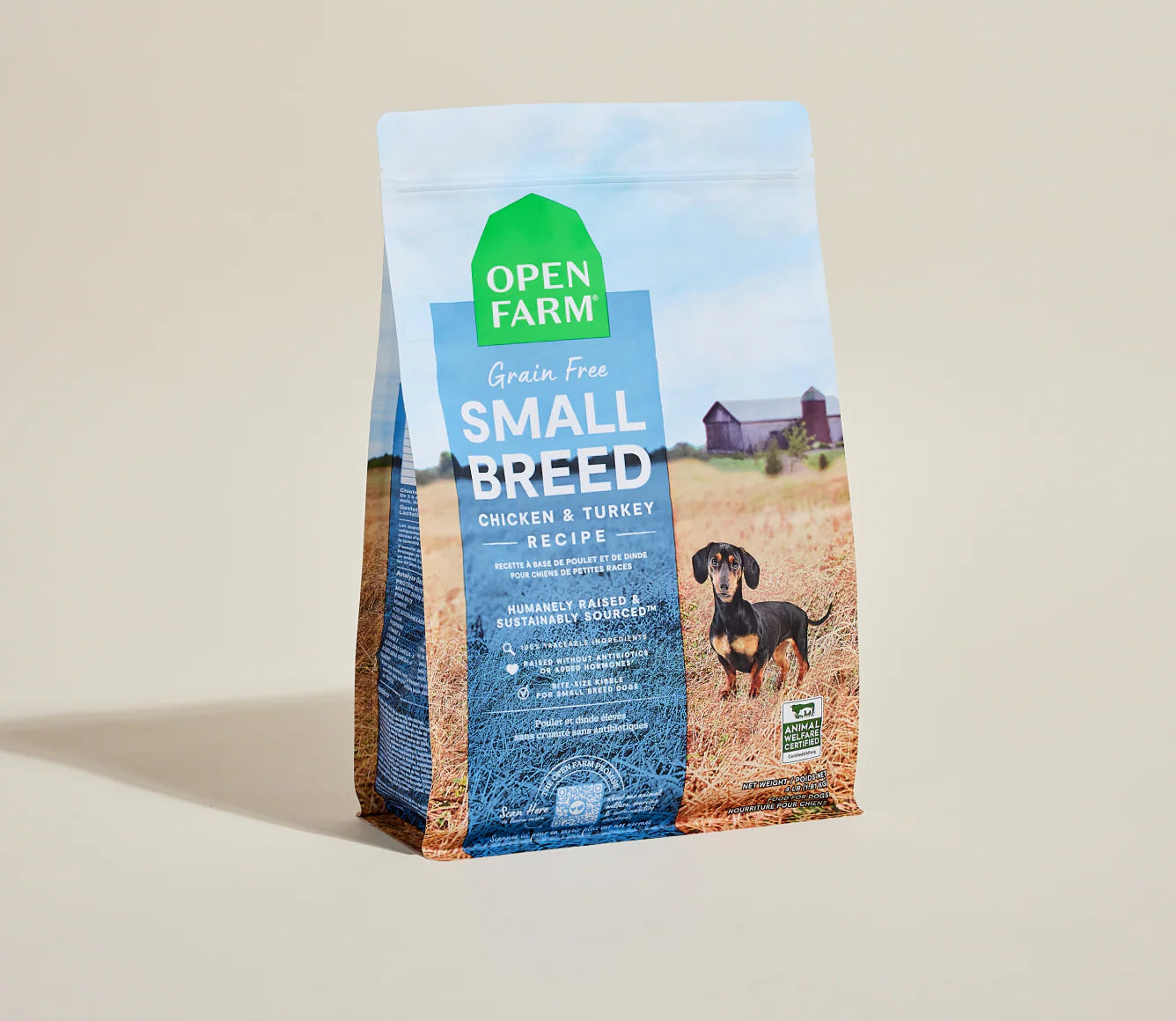 Open Farm Small Breed Grain Free Chicken & Turkey 4lbs for Dogs