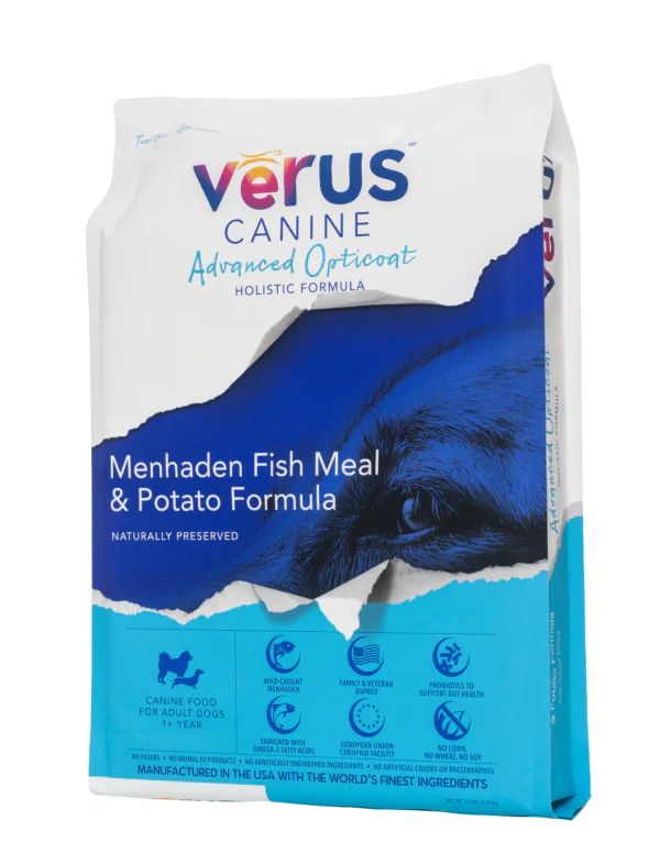 Verus Advanced Opticoat Menhaden Fish Meal & Potato 12lbs For Dogs