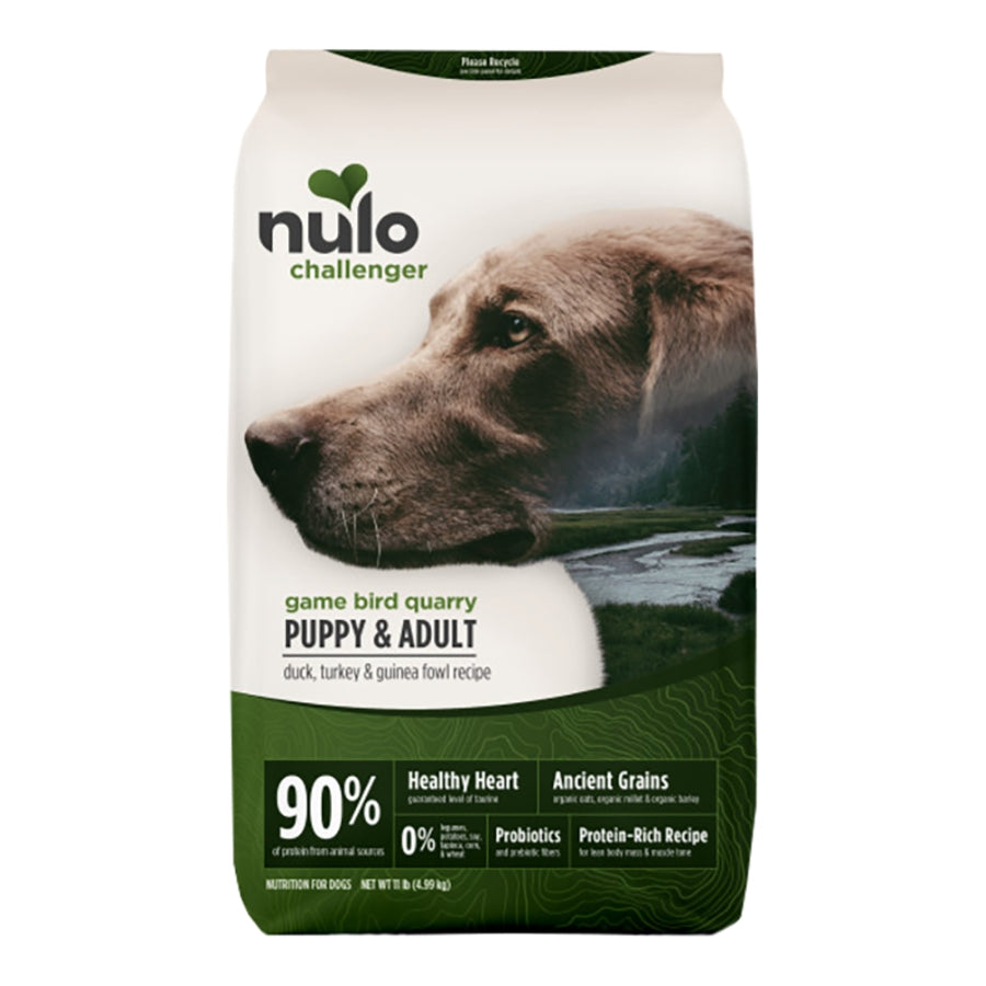Nulo Challenger Gamebird Quarry & Duck 25lb For Dogs