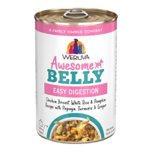 Weruva Awesome Belly Easy Digestion Chicken & Veggies 14oz Case for Dogs