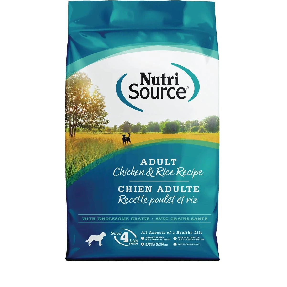 Nutri Source Chicken & Rice 26lbs for Dogs