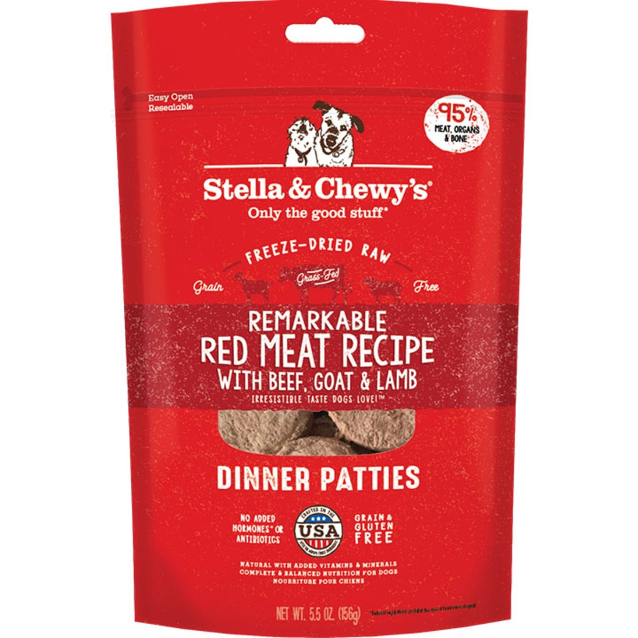 Stella & Chewy's Freeze Dried Patties Red Meat 5.5oz for Dogs