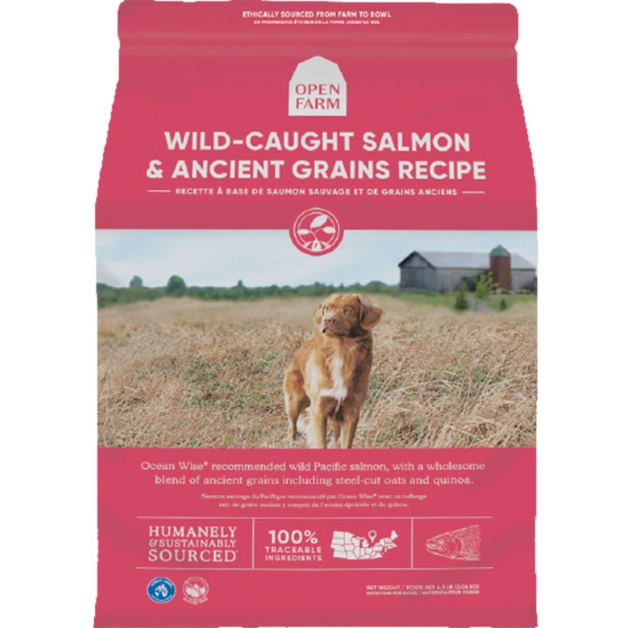 Open Farm Ancients Grains Wild Caught Salmon 4lbs for Dogs