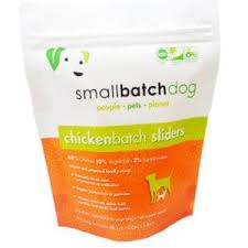 Small Batch Frozen Raw Sliders Chicken 3lbs for Dogs