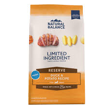 Natural Balance Limited Ingredient Reserve Grain Free Dry Dog Food Duck & Potato 12lb For Puppies