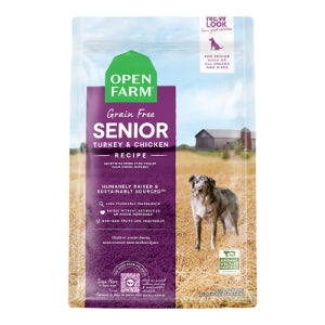 Open Farm Senior Turkey & Chicken Grain Free 22lbs for Dogs