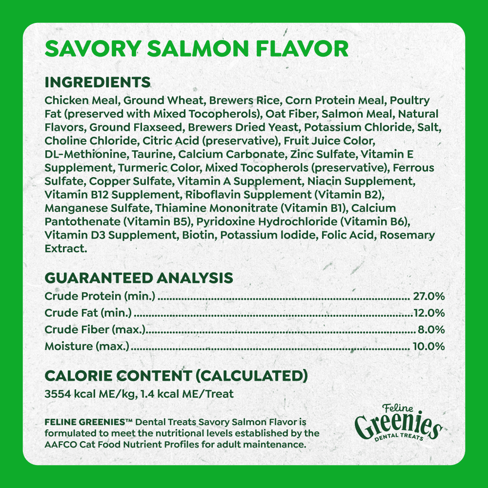 Greenies Salmon 4.6oz for Cats