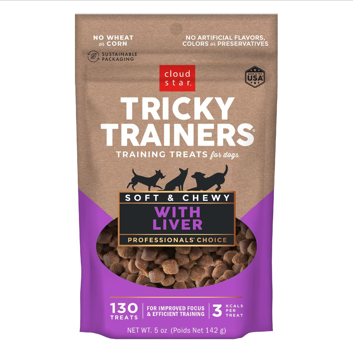 Cloud Star Tricky Trainers Liver 5oz