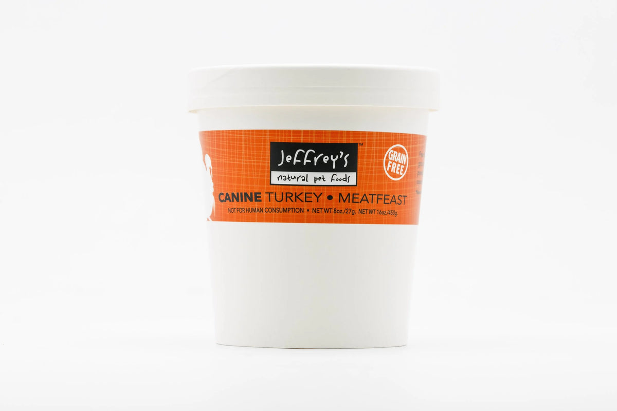 Jeffrey's Canine Turkey Meatfeast 16oz