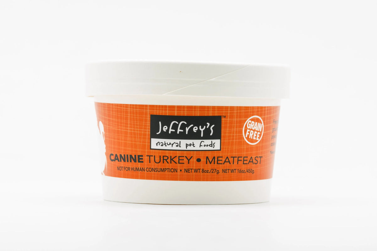 Jeffrey's Canine Turkey Meatfeast 8oz