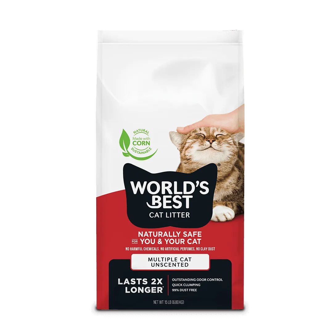 World's Best Multiple Cat Litter 28lbs