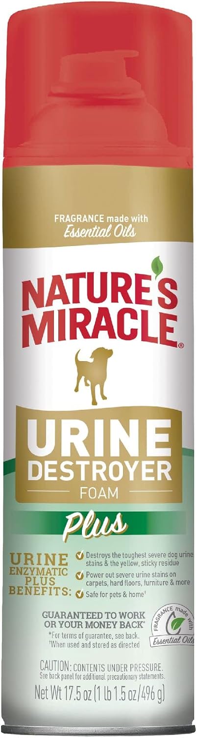 Nature's Miracle Dog Urine Destroyer Plus Foam 17.5oz