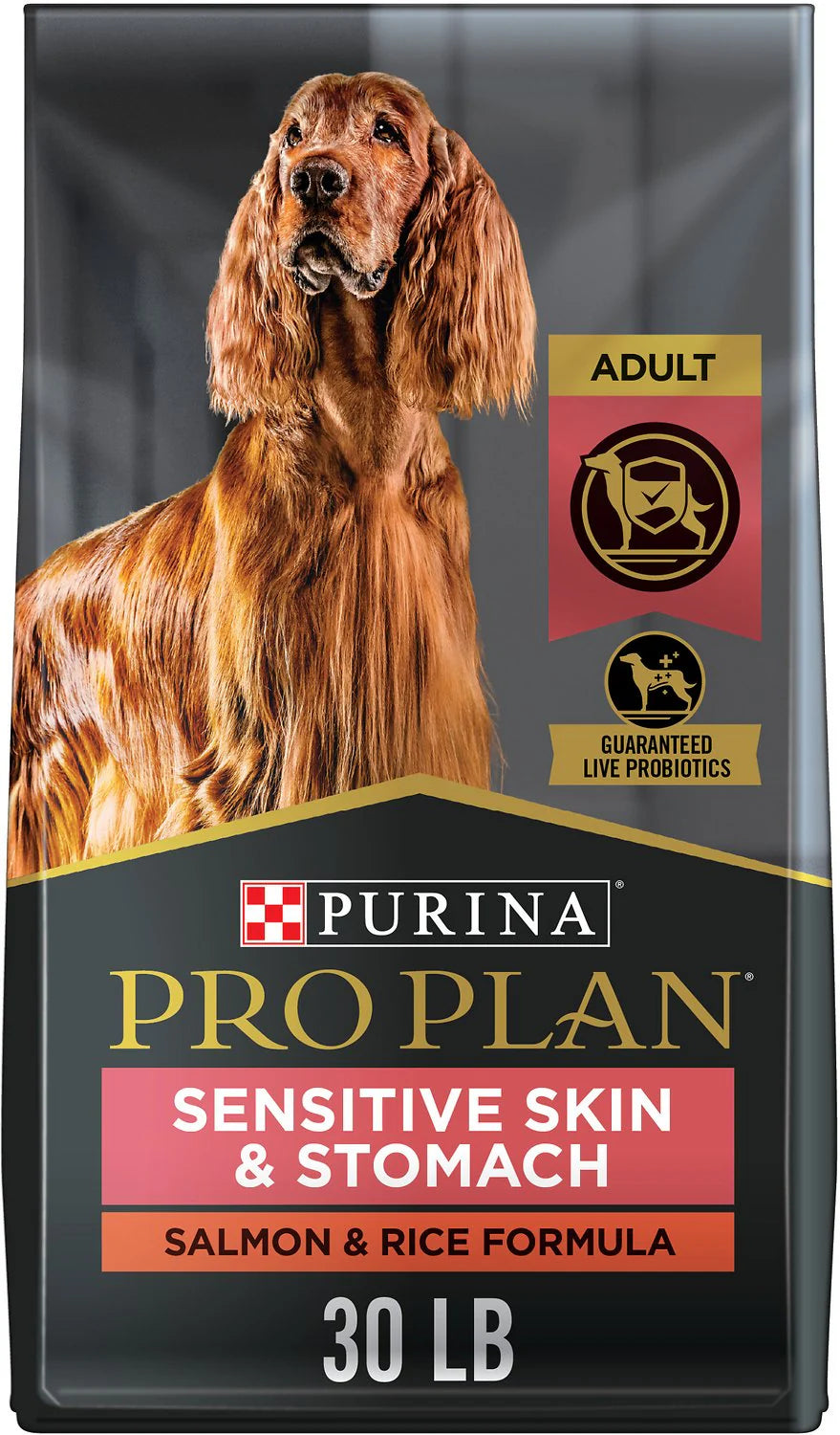 Purina Pro Plan Sensitive Skin & Stomach Salmon & Rice 30lbs for Dogs