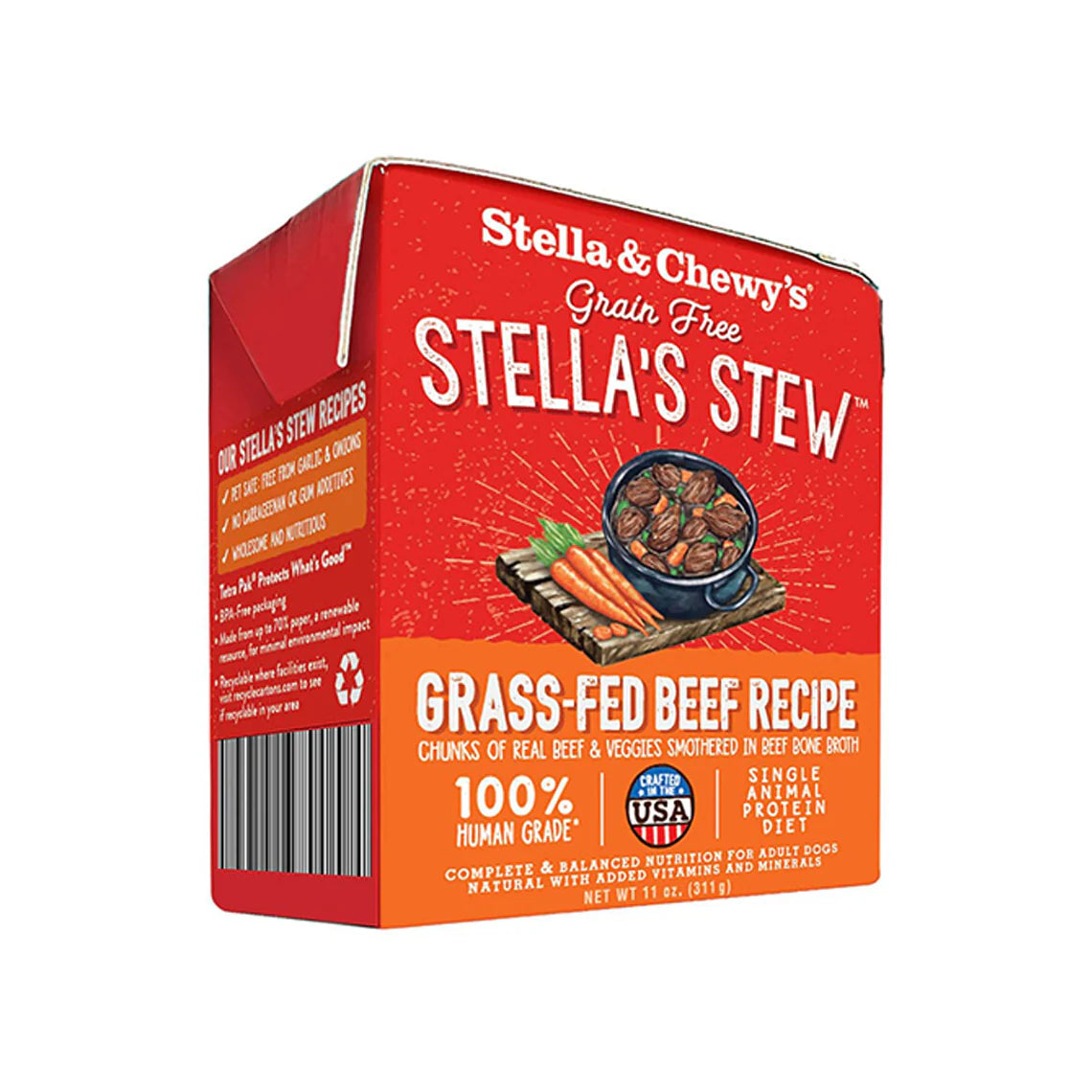 Stella & Chewy's Stew Beef 11oz Case for Dogs