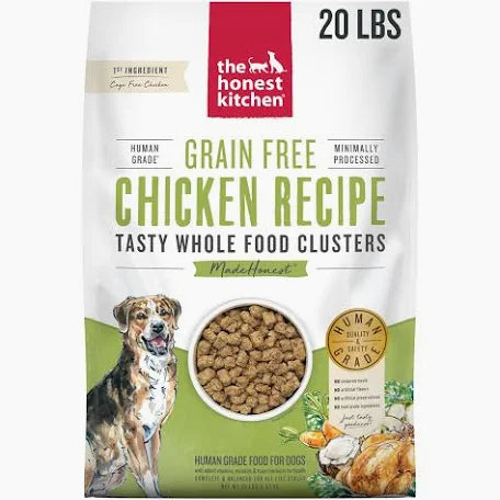 The Honest Kitchen Grain Free Chicken Whole Food Clusters 20lbs For Dogs