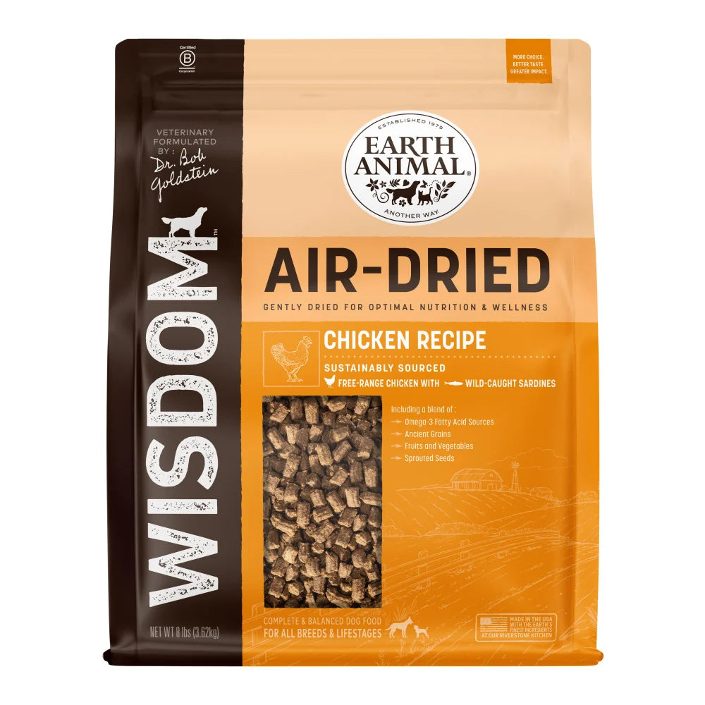 Earth Animal Wisdom Chicken 8lbs for Dogs