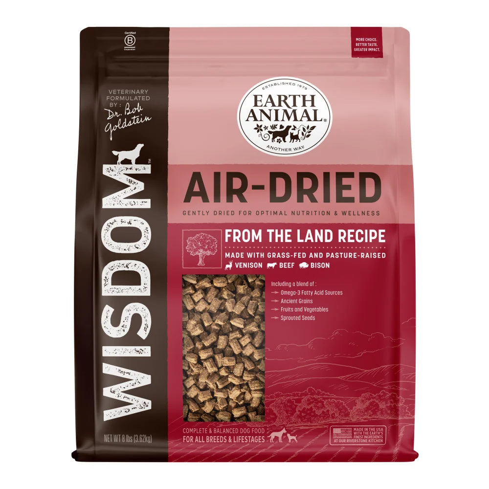 Earth Animal Wisdom From The Land 8lbs for Dogs