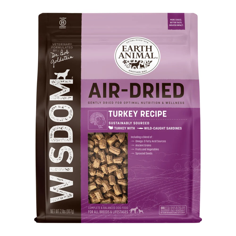 Earth Animal Wisdom Turkey 2lbs for Dogs