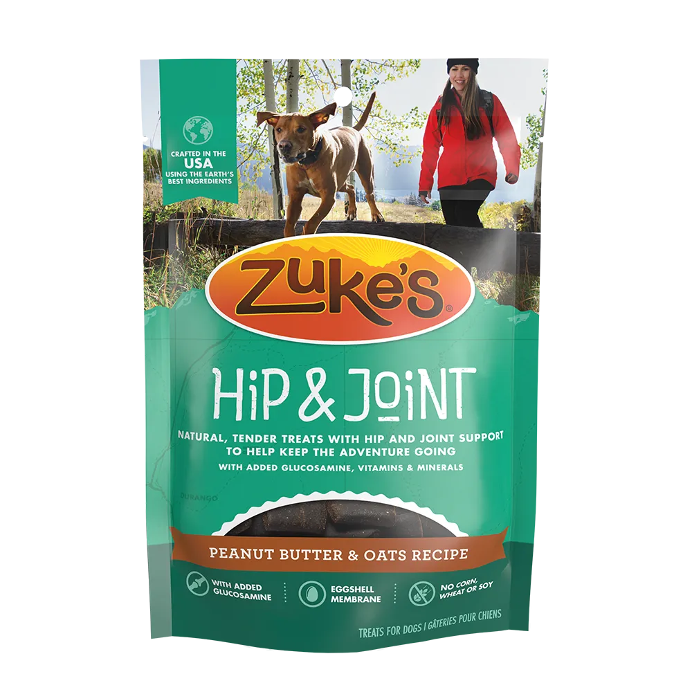 Zuke’s Hip Action Peanut Butter Oat 6oz for Dogs