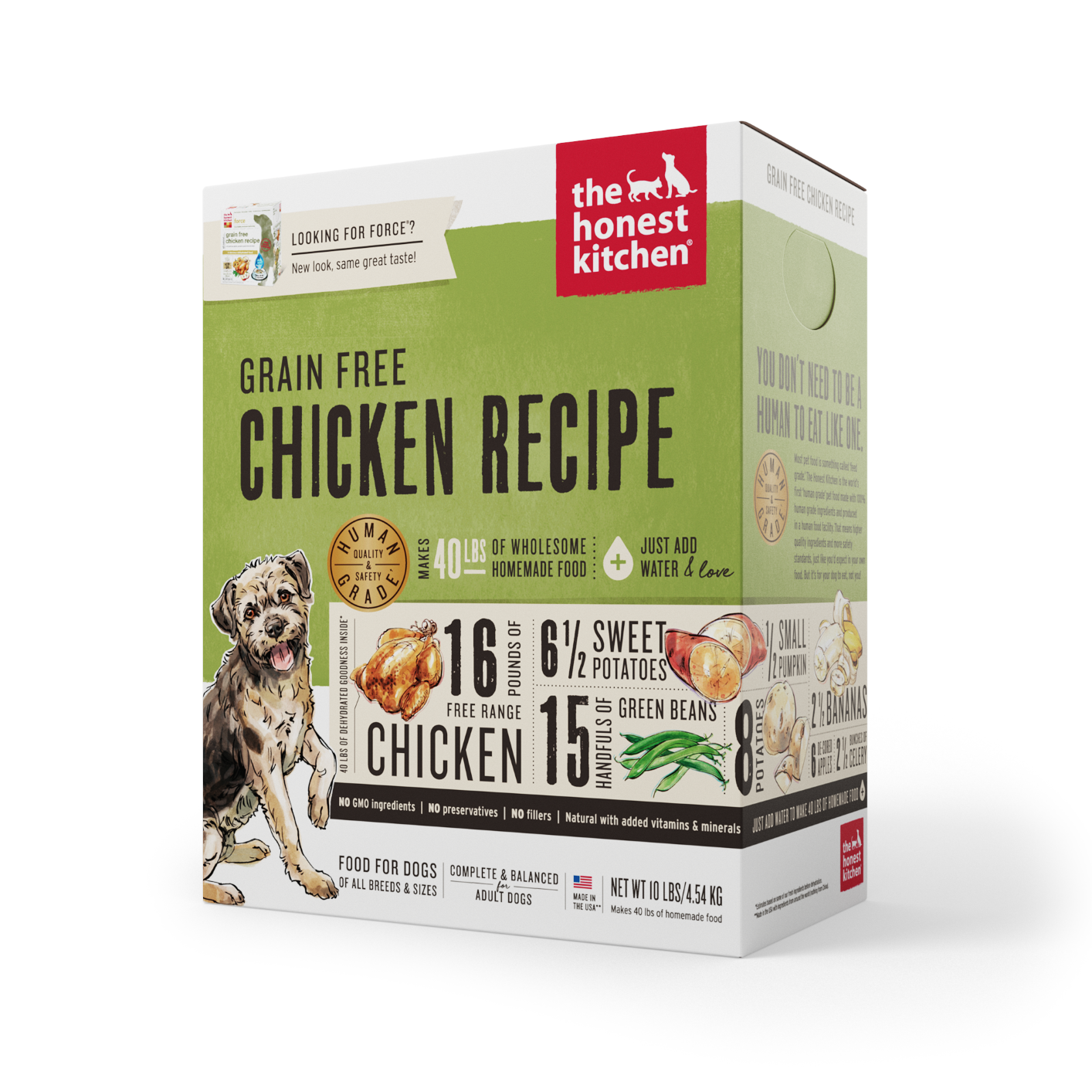The Honest Kitchen Chicken Grain Free 10lbs for Dogs