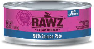 Rawz 96% Salmon 5.5oz for Cats