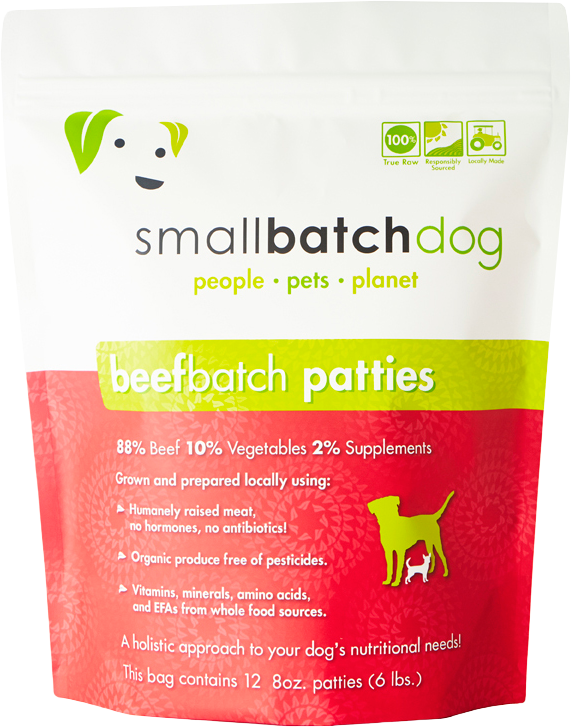 Small Batch Frozen Raw Beef 6lbs for Dogs