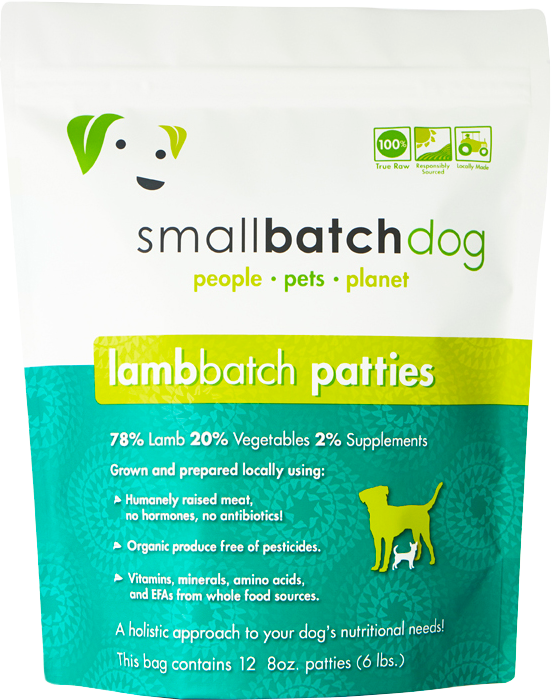 Small Batch Frozen Raw Lamb 6lbs for Dogs