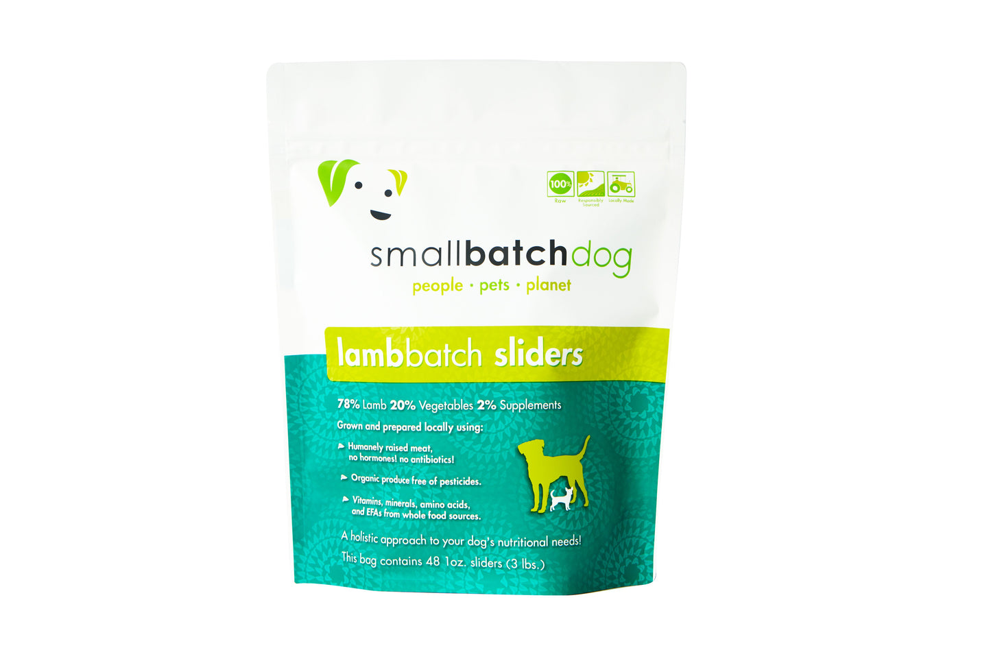 Small Batch Lamb 3lbs for Dogs