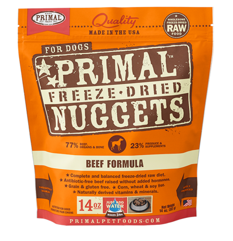 Primal Freeze Dried Beef 14oz for Dogs