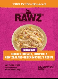 Rawz Chicken & Pumpkin 2.46oz for Cats