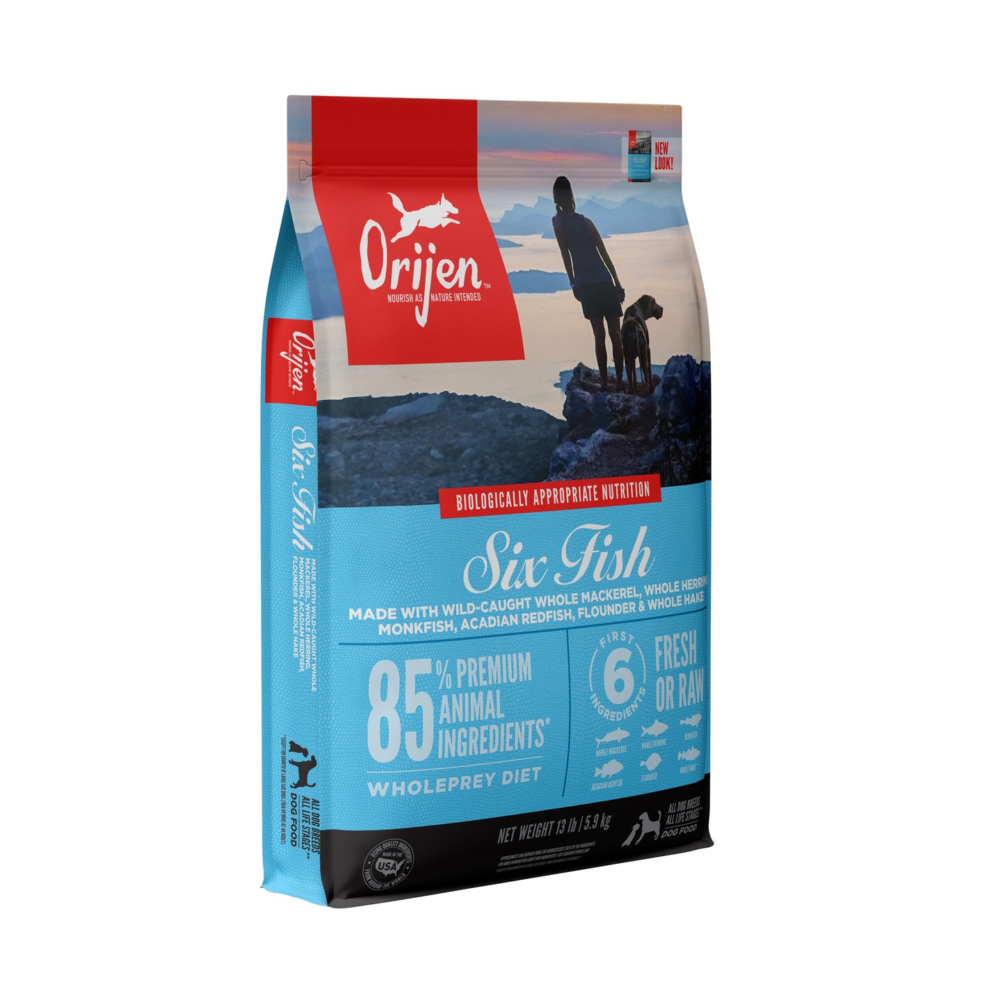 Orijen Six Fish 13lbs for Dogs