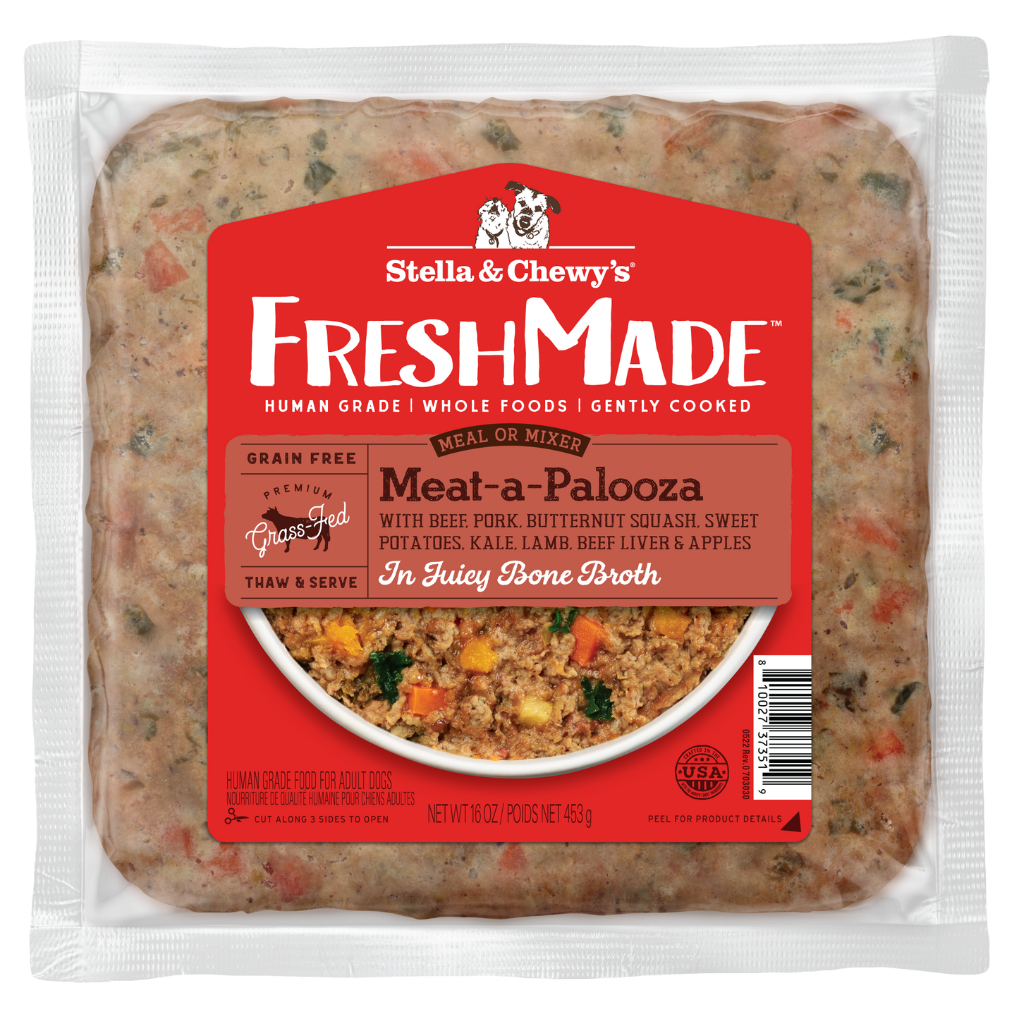 Stella & Chewy’s Gently Cooked Meat-a-Palooza 16oz for Dogs