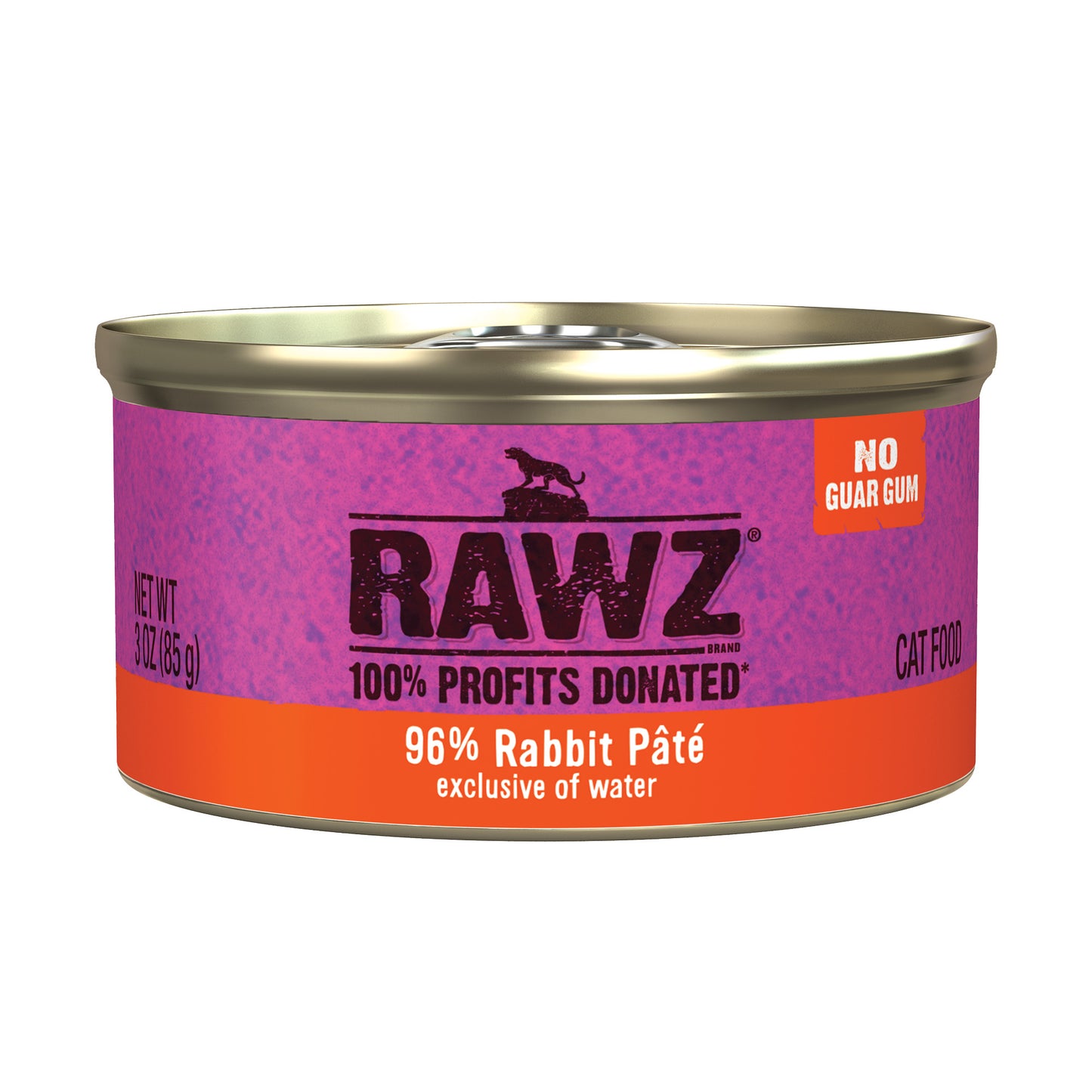 Rawz 96% Rabbit Pate 3oz 18ct Case for Cats