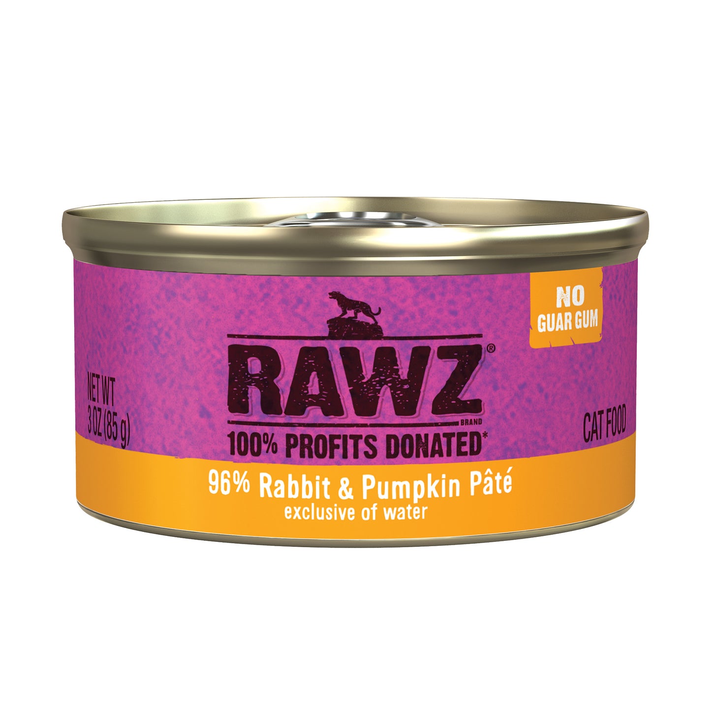 Rawz Rabbit & Pumpkin 3oz 18ct Case for Cats
