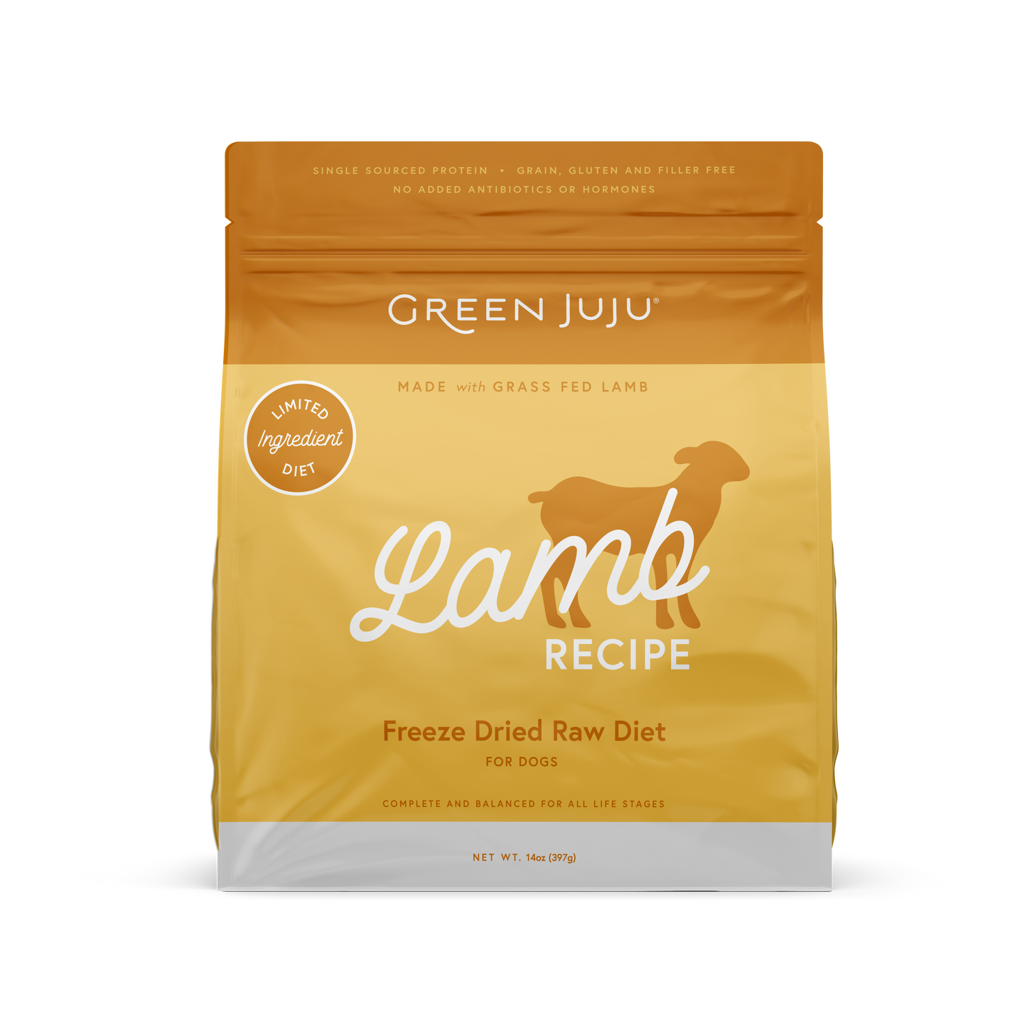 Green Juju Limited Ingredient Diet Freeze Dried Raw Lamb Diet 14oz