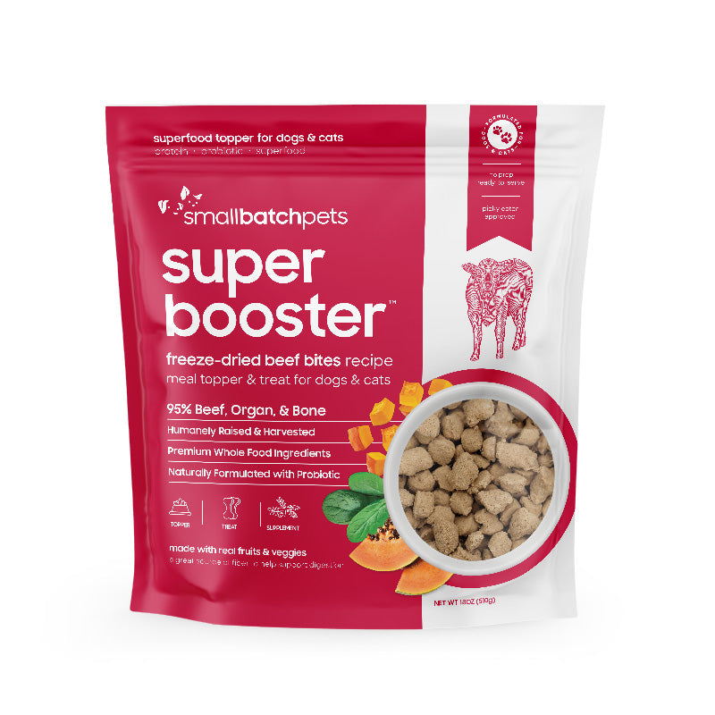 Small Batch Super Booster Freeze-Dried Beef 7oz for Dogs