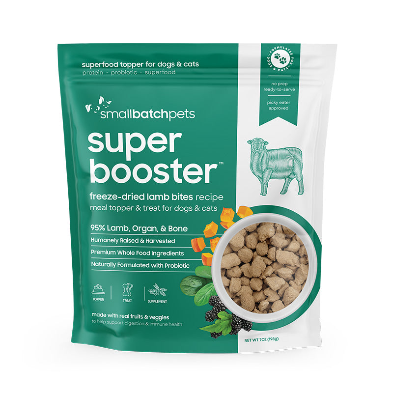 Small Batch Super Booster Freeze-Dried Lamb 7oz for Dogs
