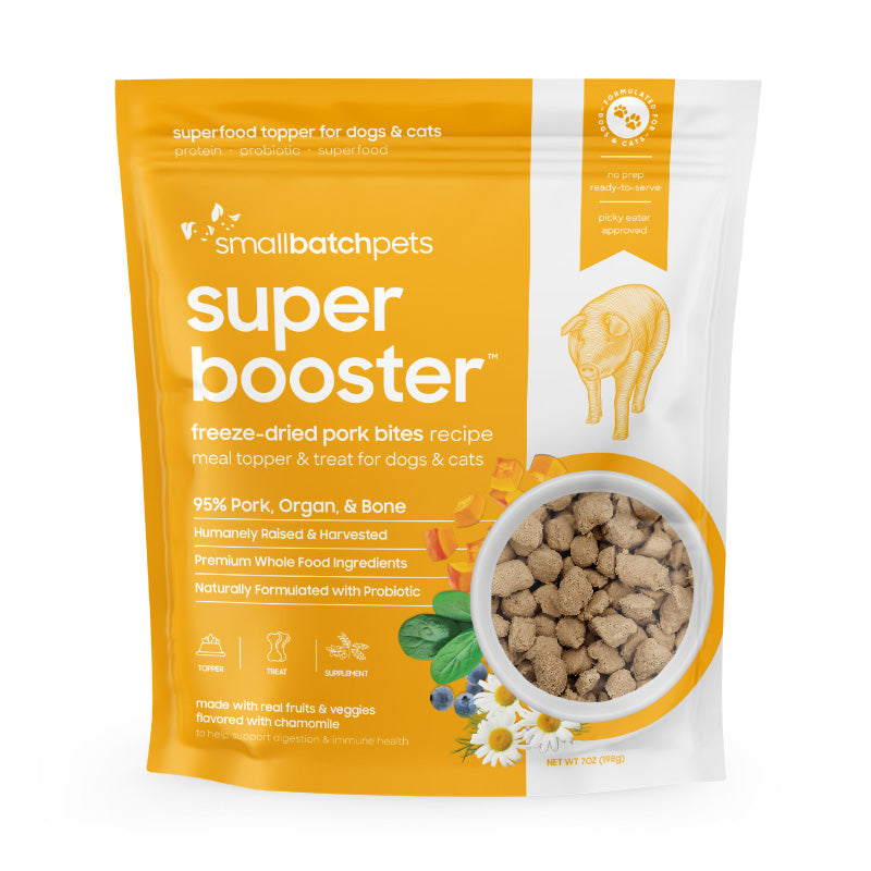 Small Batch Pork Super Booster Freeze-Dried 7oz for Dogs