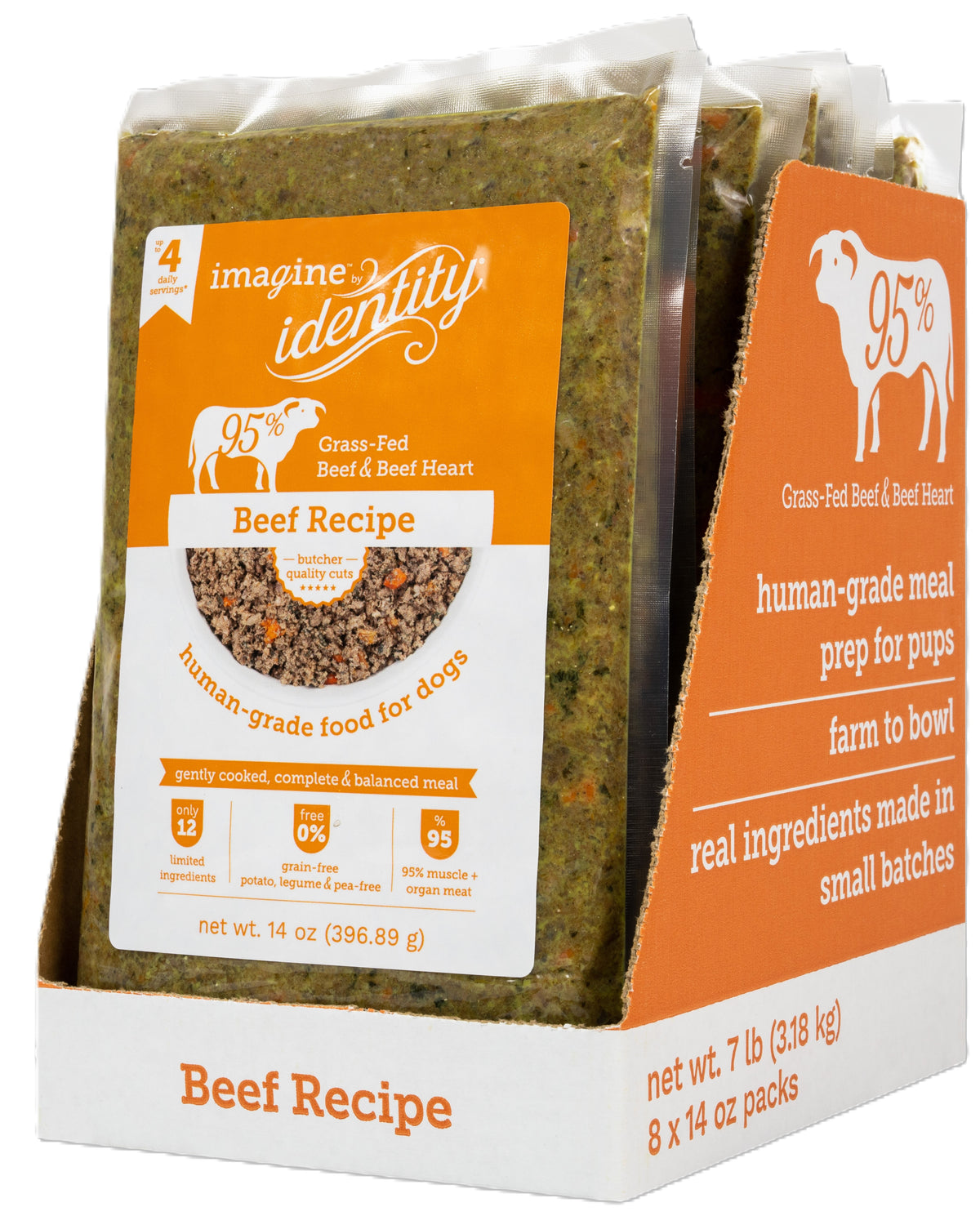 Identity Gently Cooked Beef 14oz for Dogs