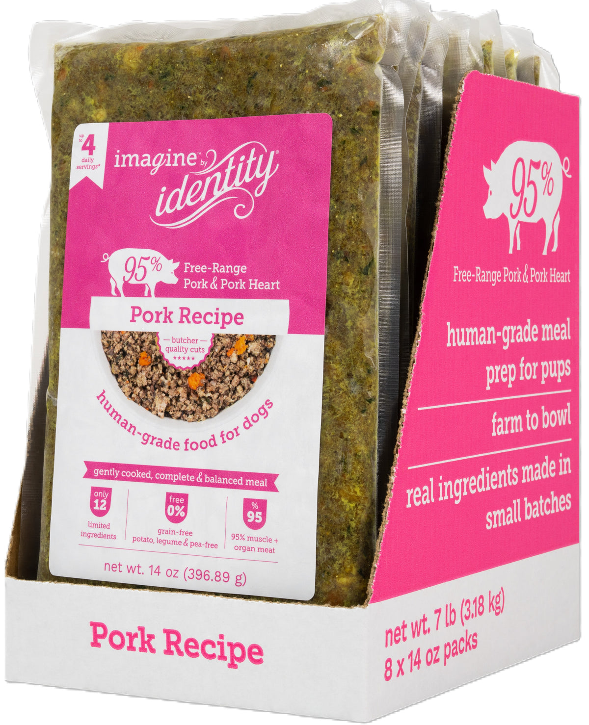 Identity Gently Cooked Pork 14oz for Dogs