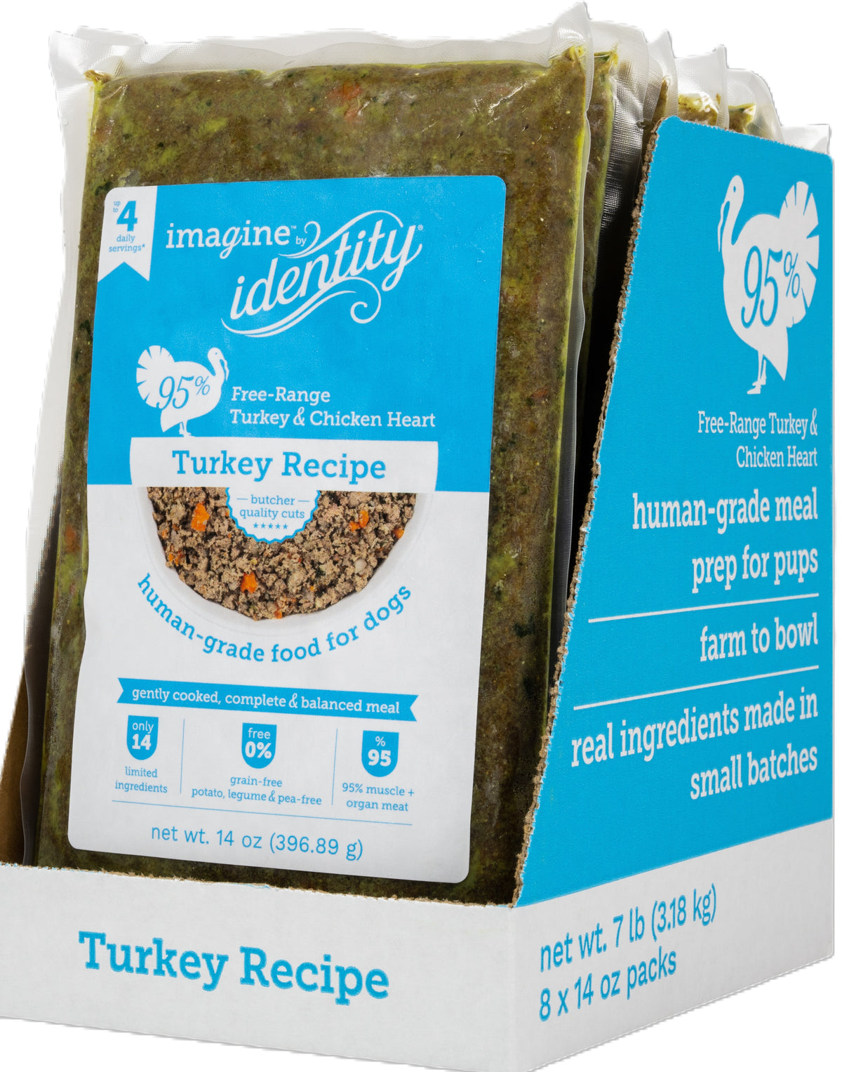 Identity Gently Cooked Turkey 14oz for Dogs