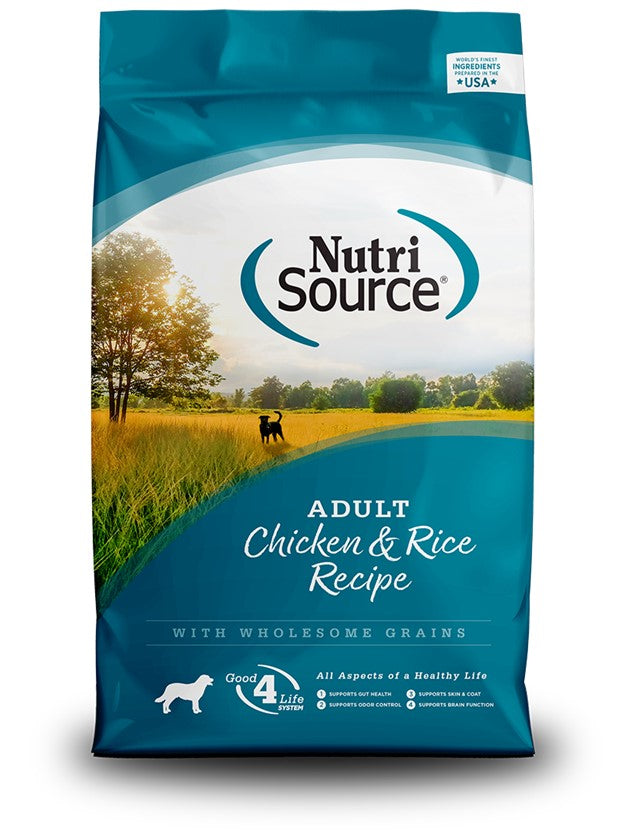 Nutri Source Chicken & Rice 4lbs for Dogs
