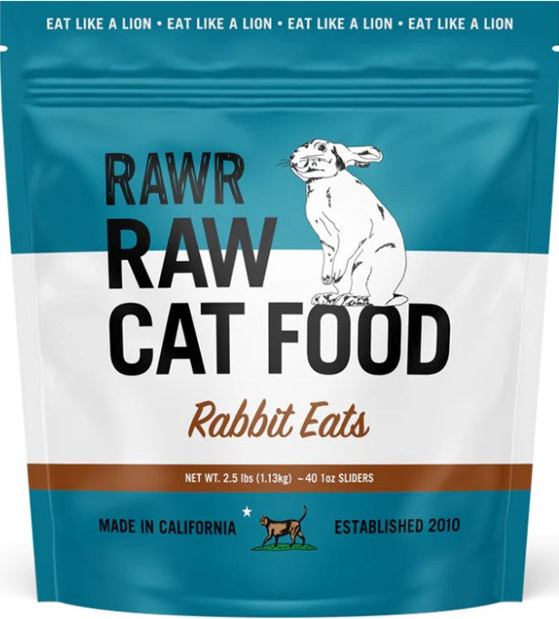 Rawr Rabbit Sliders 2.5lbs For Cats